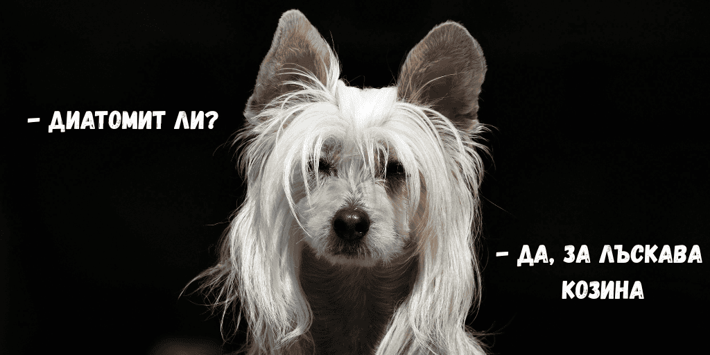 Диатомит за лъскава козина