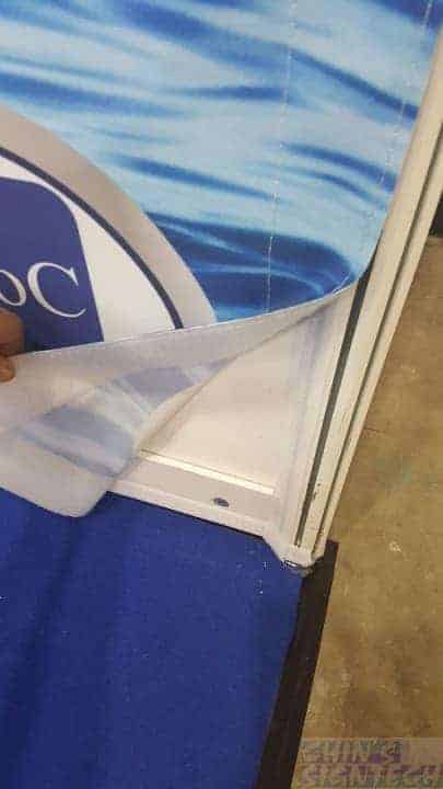 Velcro on exhibition panels