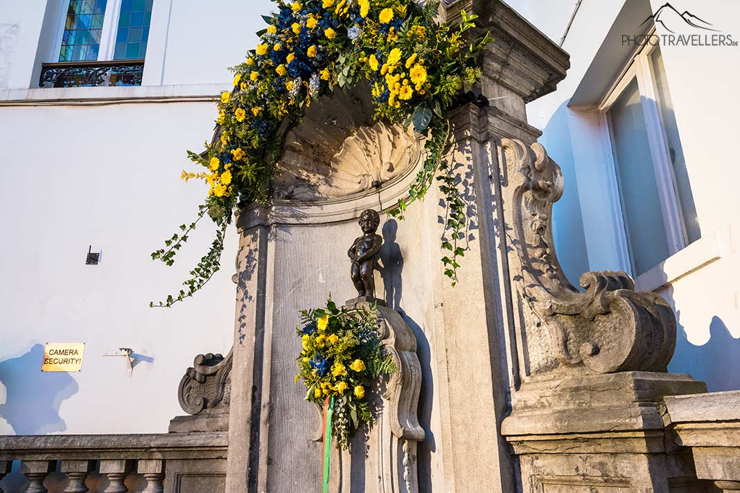 Die Figur Manneken Pis in Brüssel