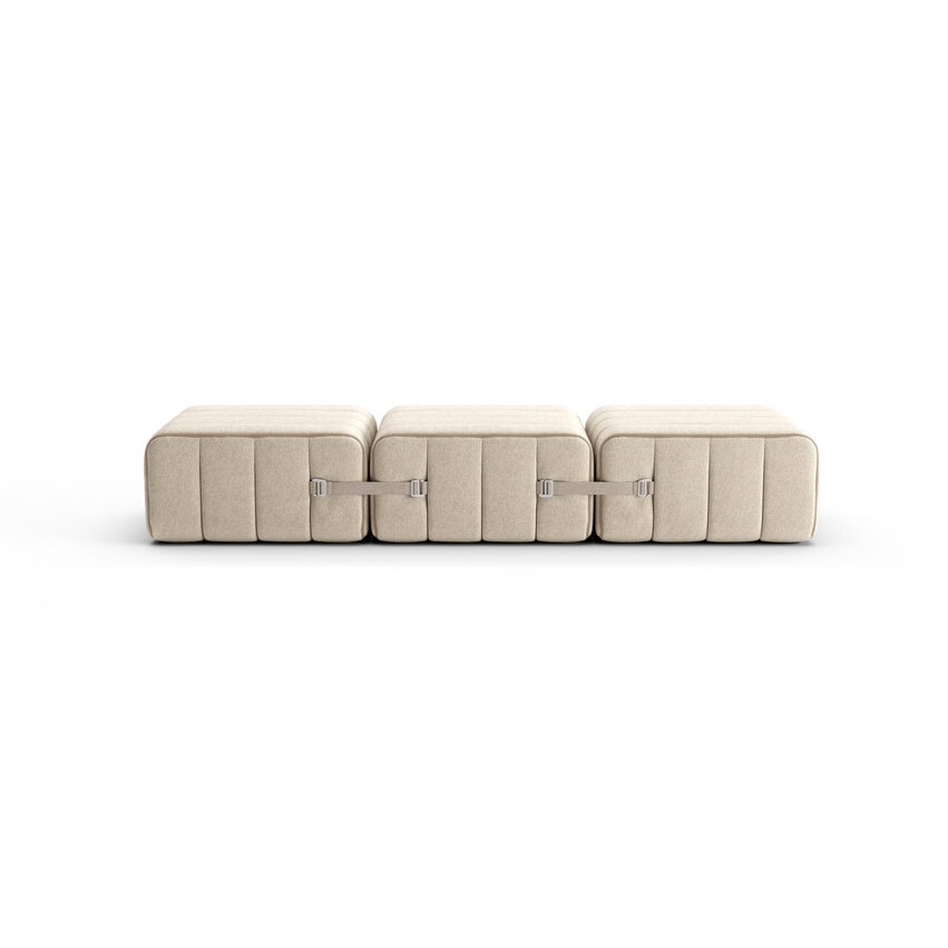 1-Sitzer Modulsofa im Stoff Jet –  3 Sofa-Module