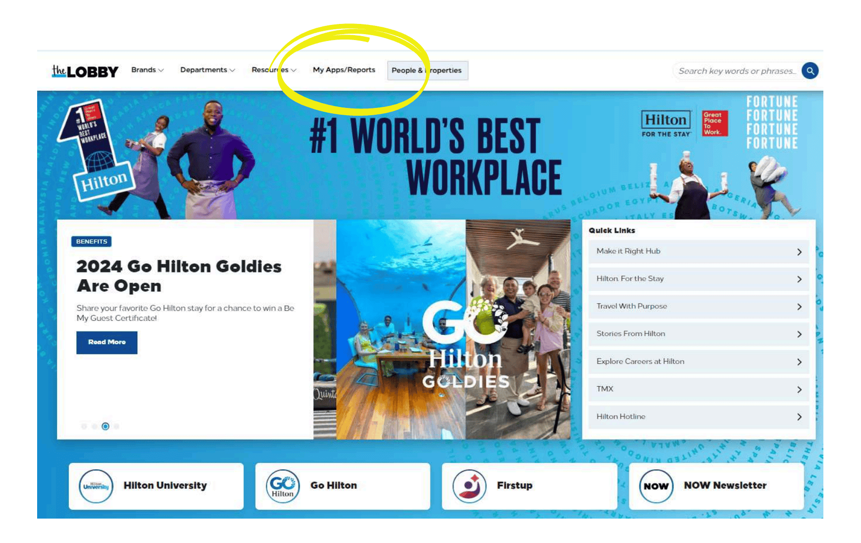 Go Hilton Employee Program – The Ultimate In-Depth Guide 3 Hilton’s Lobby