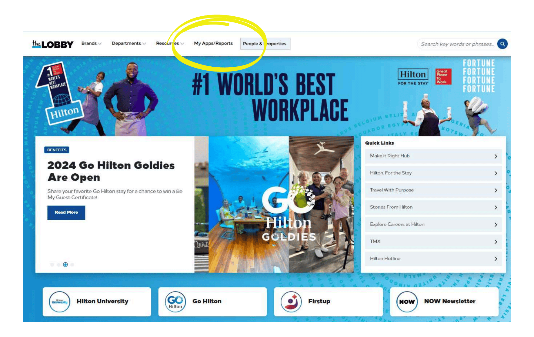 Go Hilton Employee Program – The Ultimate In-Depth Guide 3 Hilton’s Lobby