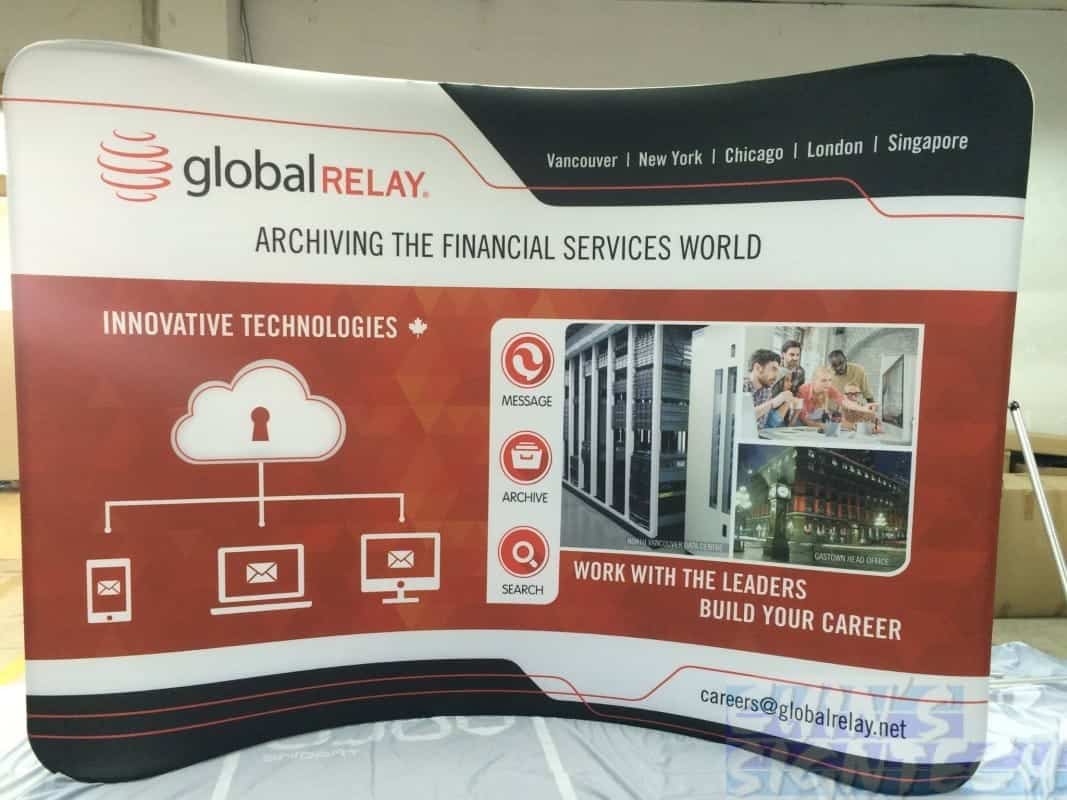 Curve Tension Fabric Backdrop