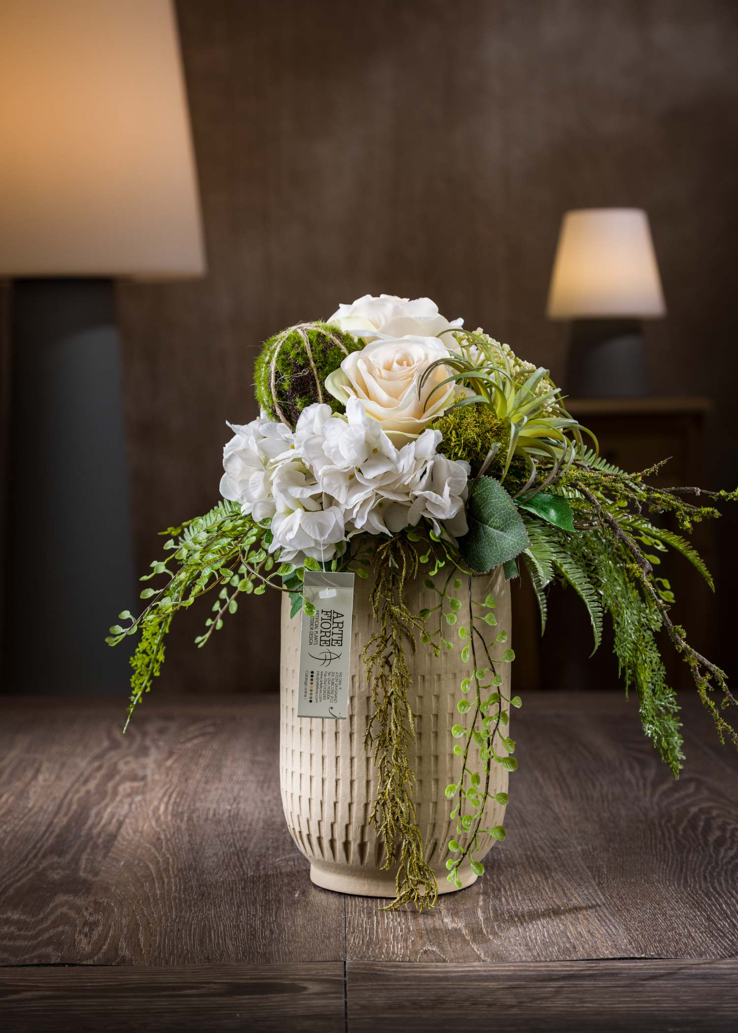 PARTY JOY Fiori Di Ortensia Artificiale, 5 Pezzi 19.7in Ortensie Finte Realistiche, Fiori Finti Per Decorazioni, Bouquet Di Ortensia Finte, Per Bouquet Di Nozze,Casa,Giardino, Bianco