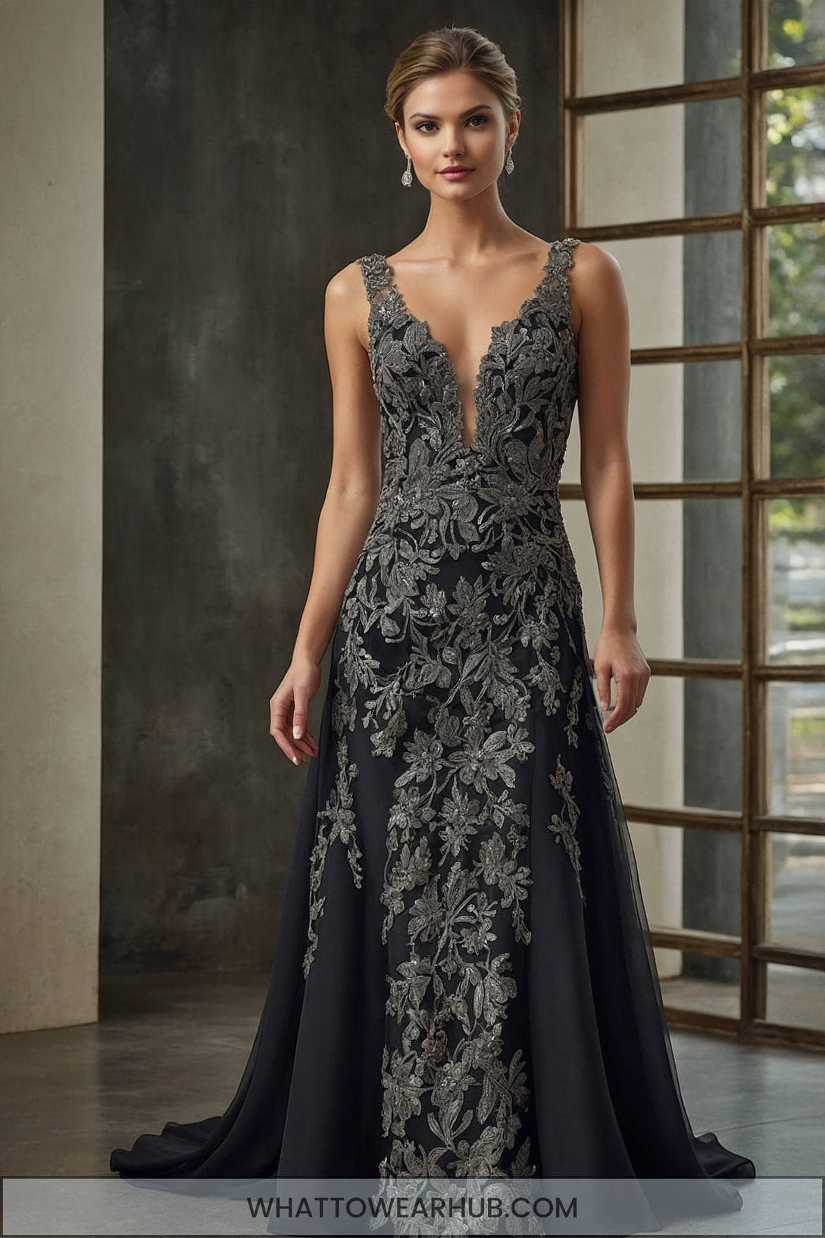 black mother of bride dress The Wear A-Line Appliques 3/4 Sleeves V-Neck Tea Color:Emerald Sage Kids Size Chart SOLD Eastlake Marble Top