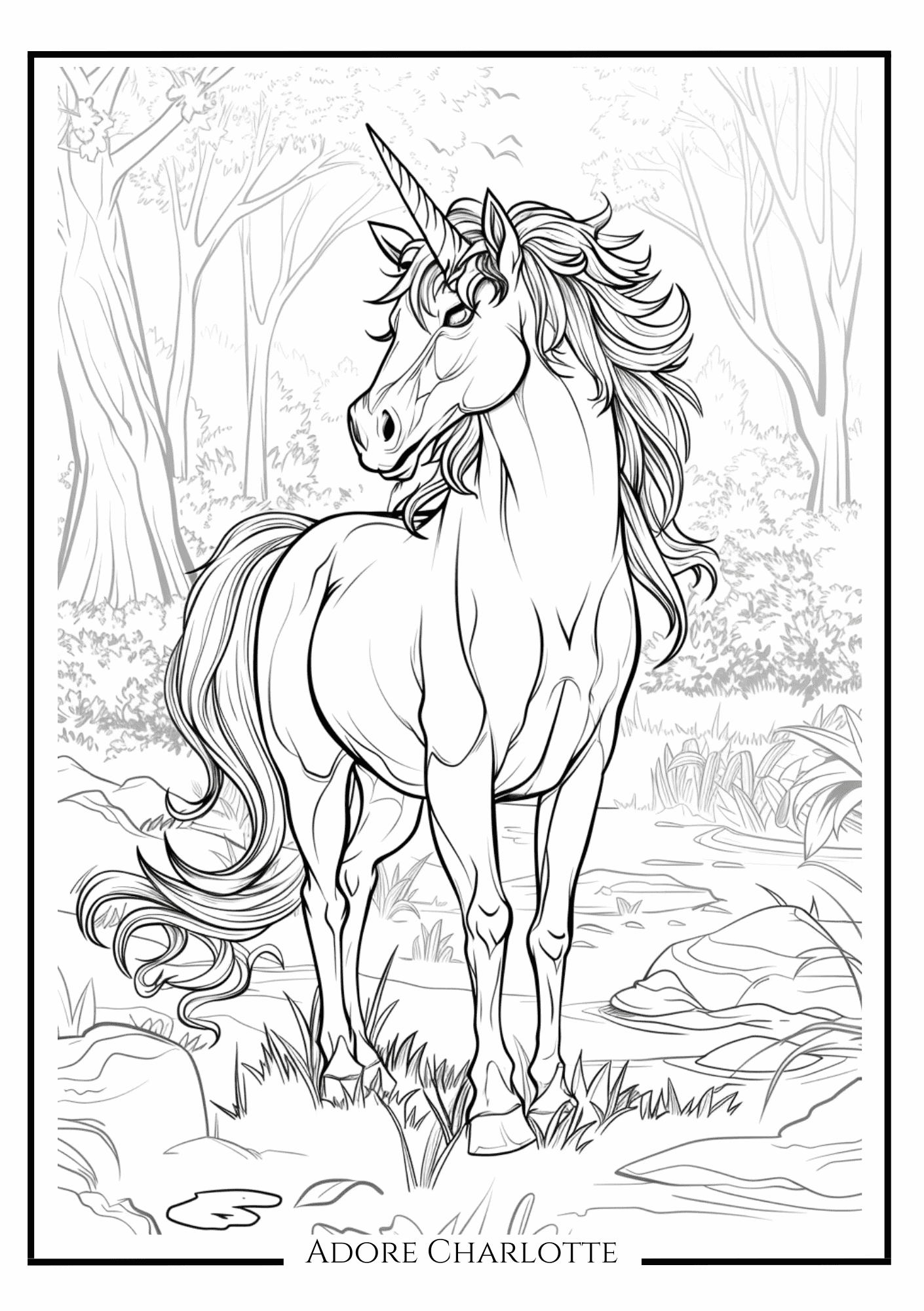 Free Coloring Page.