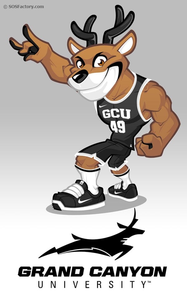 Grand Canyon University mascot Sport mascot design