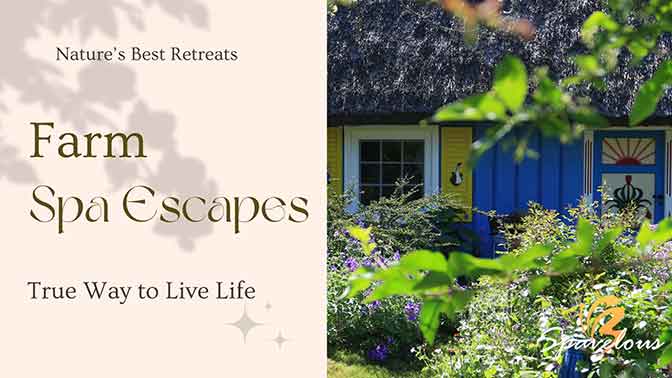 FARM SPA ESCAPES NEAR YOU IN THE USA: UNWIND WITH NATURE'S BEST RETREATS! 3 back to farm living