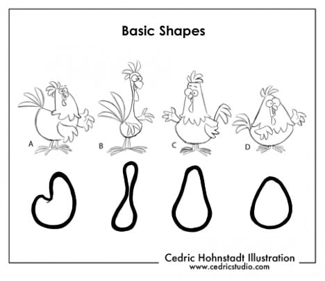 basic-shapes Basic shapes to detailed characters