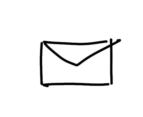 sketchnote Brief zeichnen