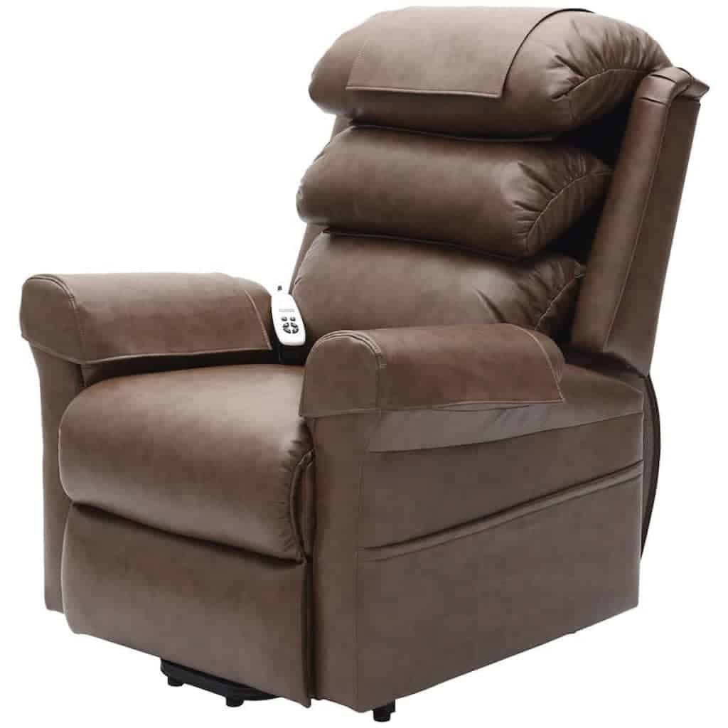 Walmesley Dual Motor PU Riser Recliner Nutmeg