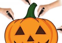 Desenăm de Halloween! 10 Desene Simple pentru Copii +5 Ani Desenam de Halloween! 10 Desene Simple pentru Copii +5 Ani
