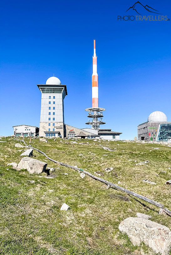 Der Gipfelaufbau auf dem Brocken