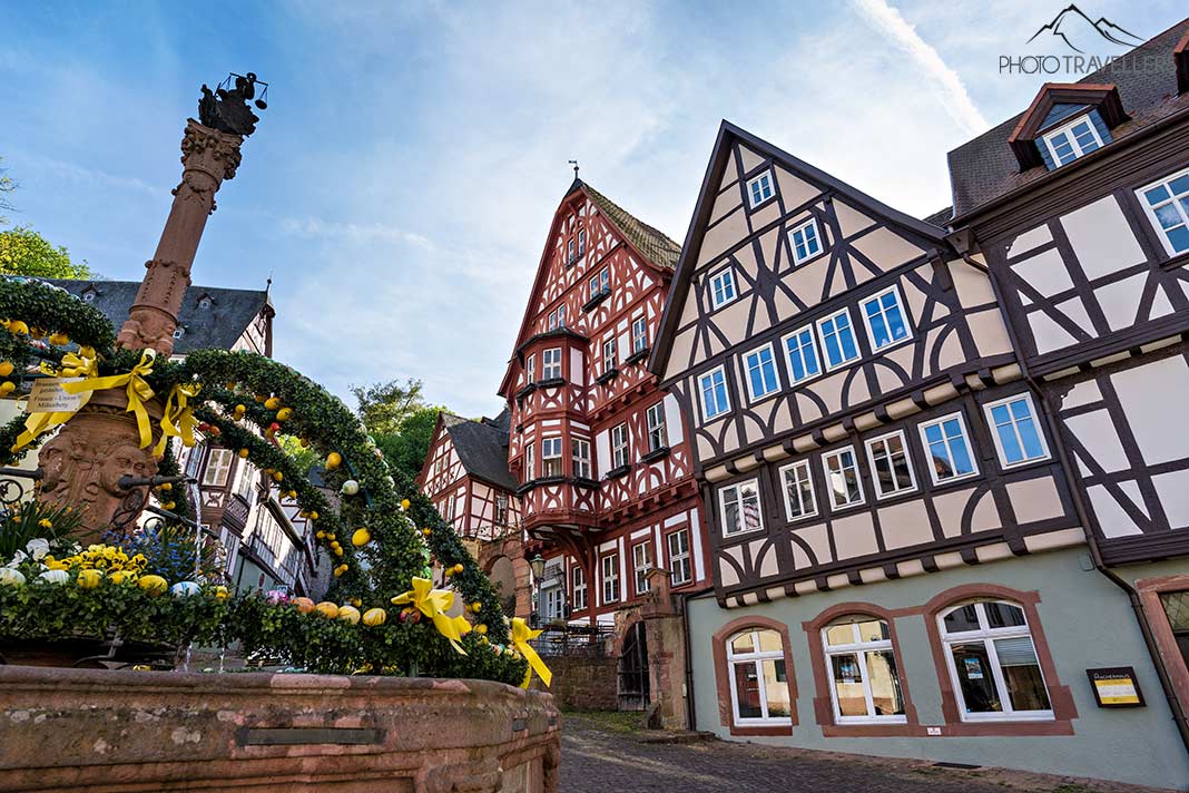 Marktplatz mit Fachwerkhäusern, Miltenberg