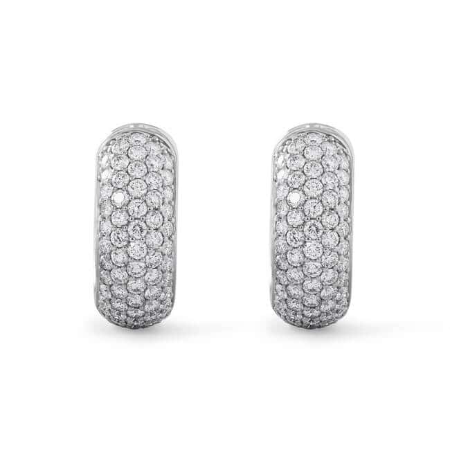 Diamond Hoop Earrings