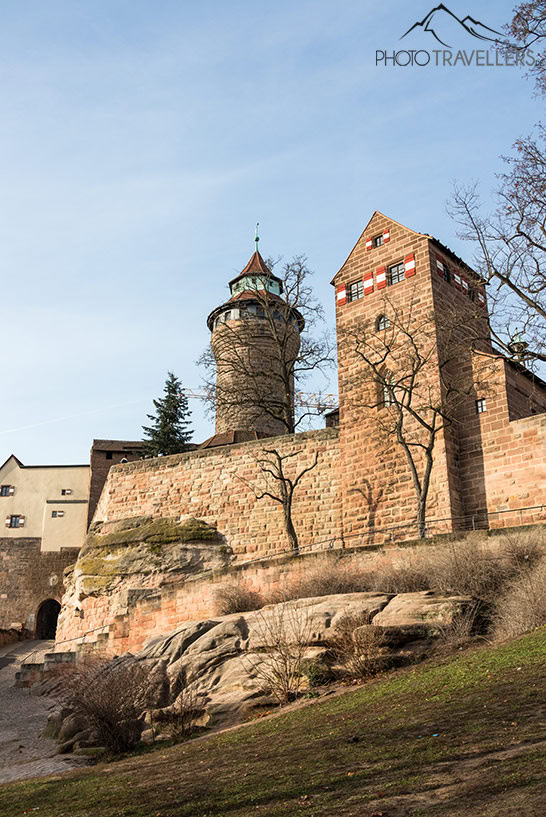 Zwei Türme der Kaiserburg in Nürnberg