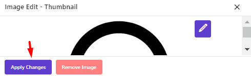 Inline edit product images