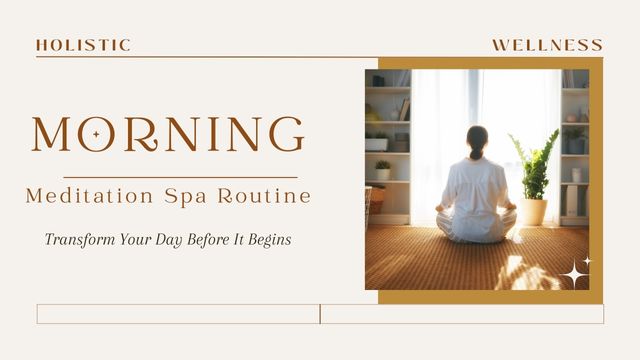 PEACEFUL MORNING MEDITATION SPA ROUTINE FOR A CALM DAY 4 personalized home spa meditation routine