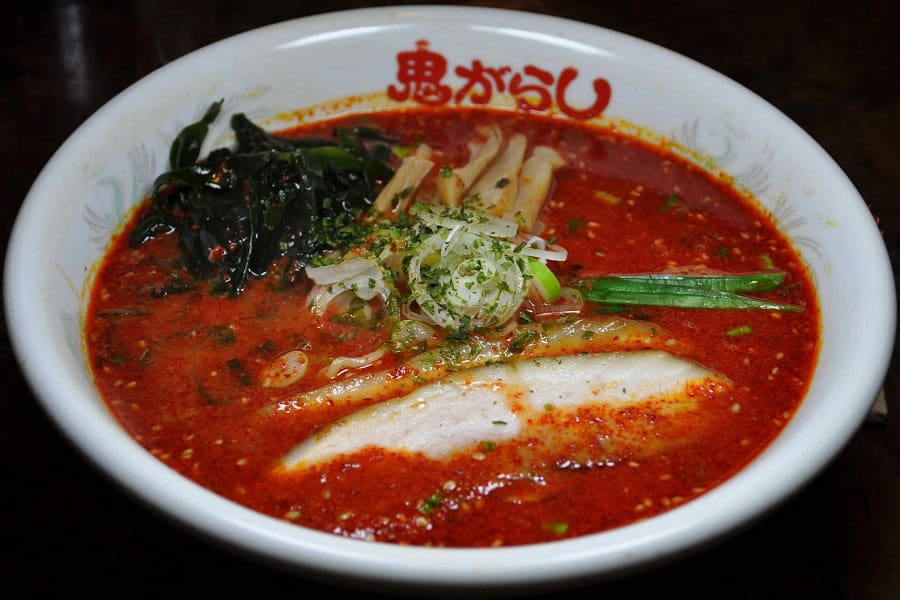 【鬼がらし岩沼店】辛味噌ラーメン超辛(税込870円)