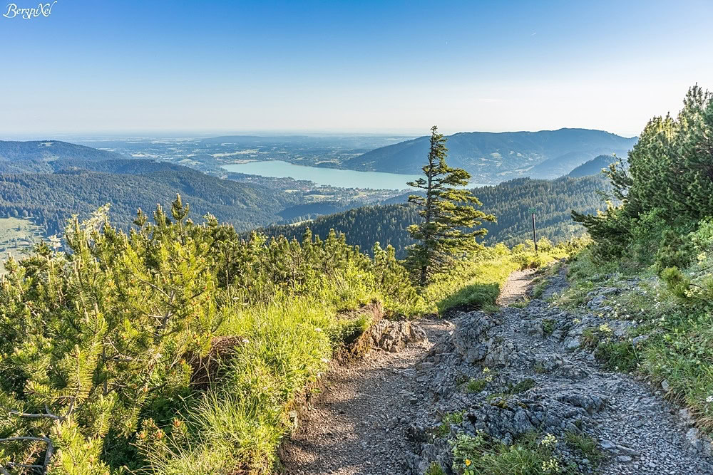 Der Abstieg in Richtung Tegernsee