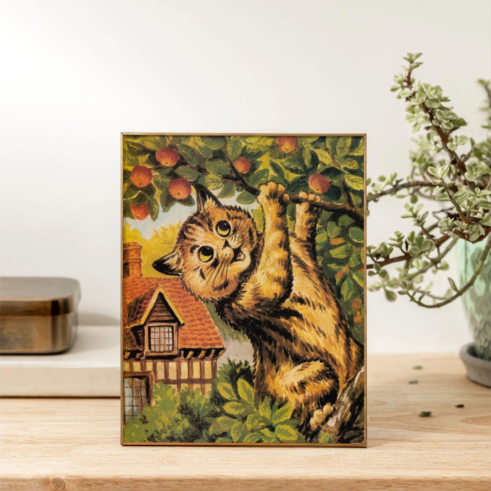il_fullxfull.7819290630_du59.jpg Louis Wain - Printable Wall Art, English Artist, Cat Illustration, Digital Download