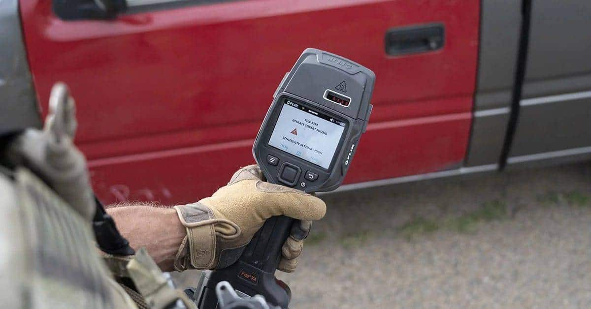 LE Drones - FLIR Launches the Fido X4 Premium Handheld Explosives Trace Detector FLIRFidoXdetector
