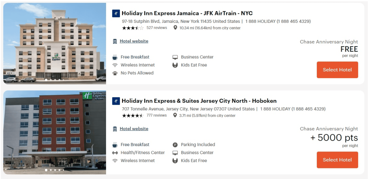 IHG Anniversary Night Certificate: How to Get and How to Use 4 Pick the Free Night price