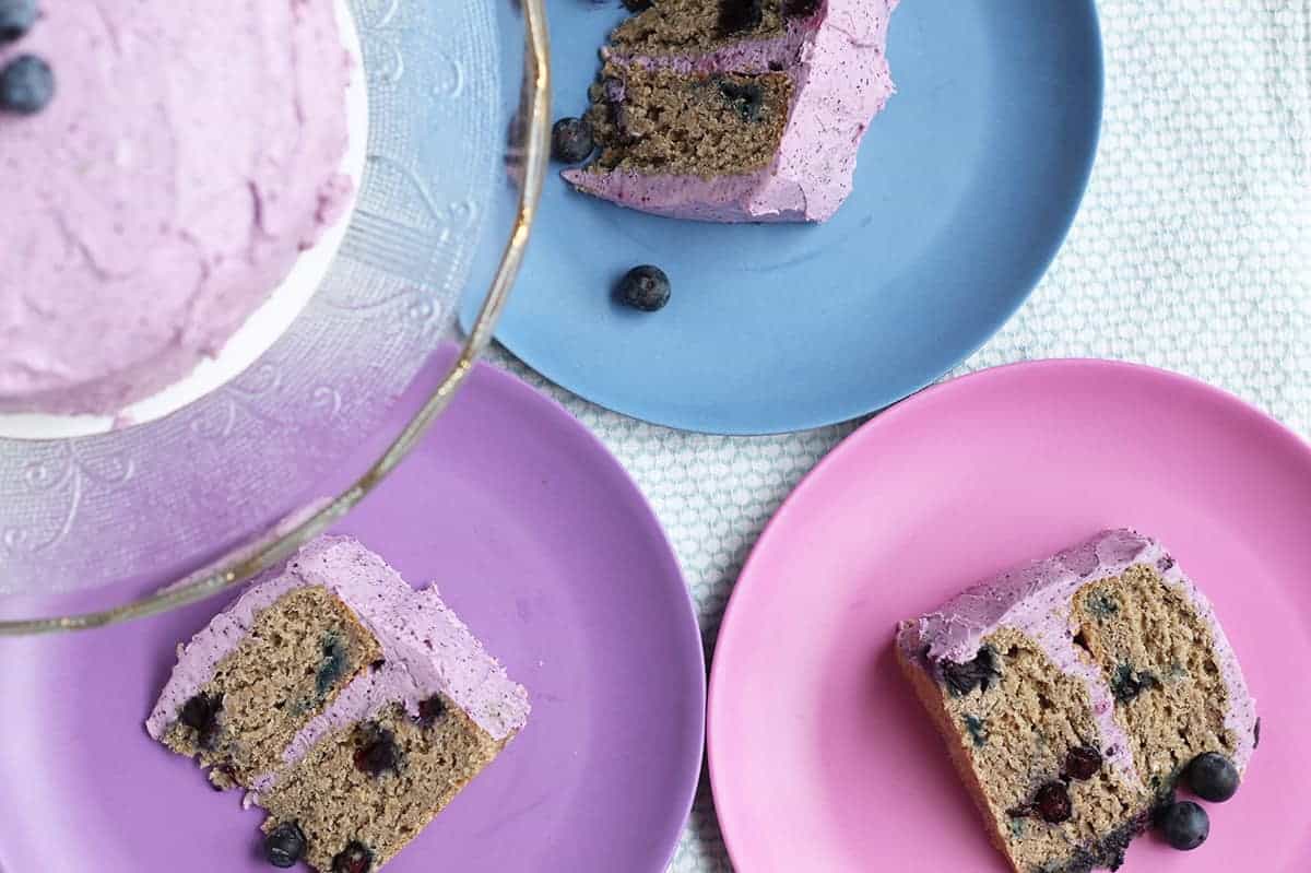 Blueberry 1st Birthday Smash Cake Recipe (Sugar-Free)