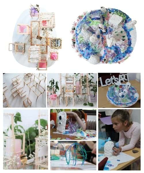 Let’s ART! Ateliere de creatie, arta arhitectura 2019-2020 colaj 1