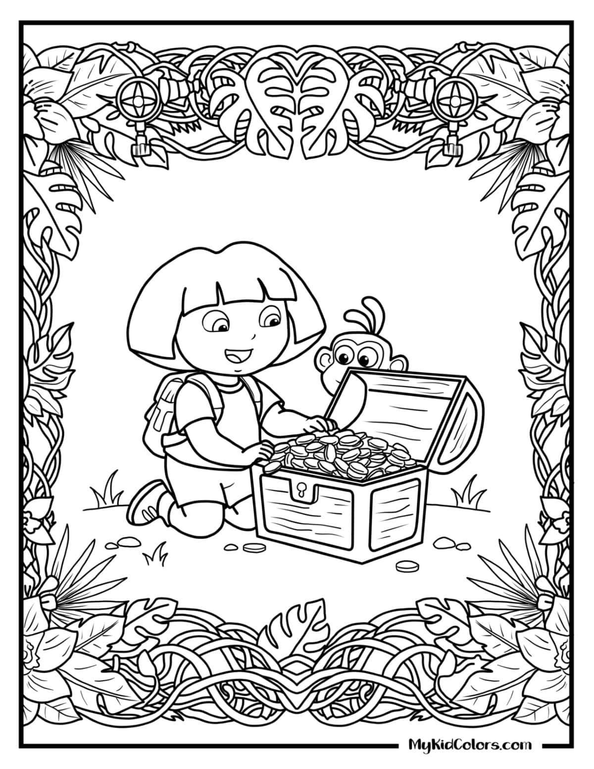 Dora the Explorer Coloring Pages – Page # 11