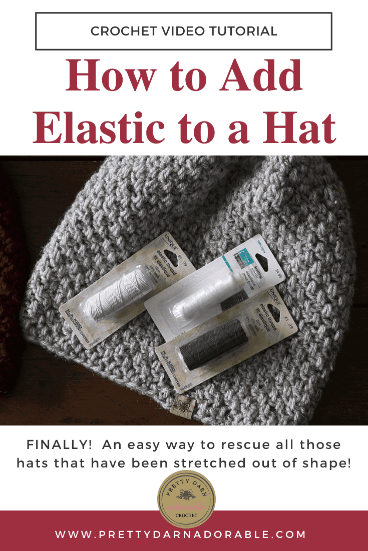 sewing elastic and hat