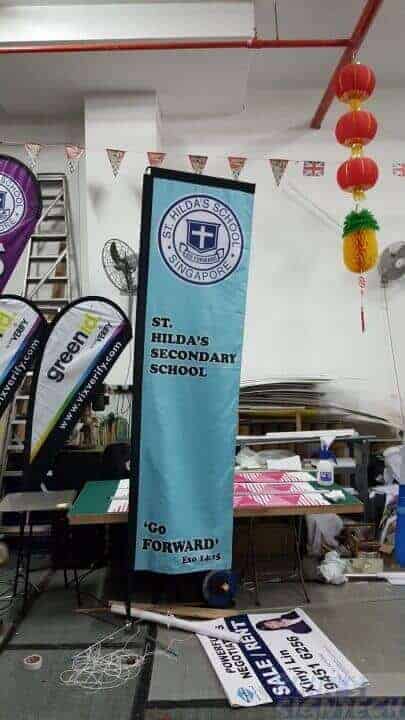 Medium Size Rectangle Flag