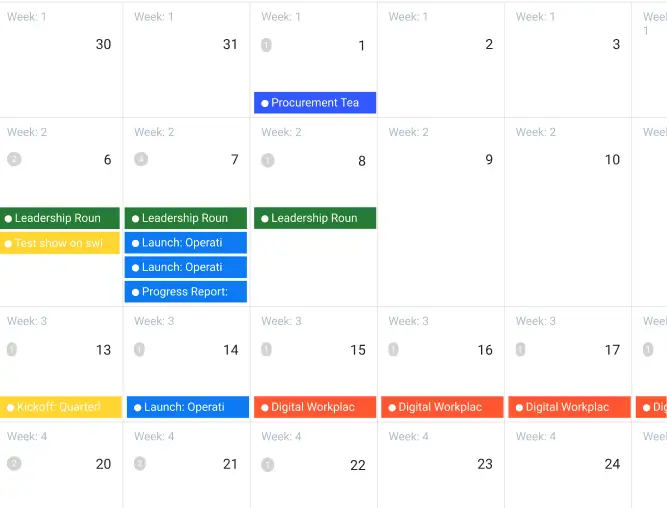 Platform 2 Live Planner