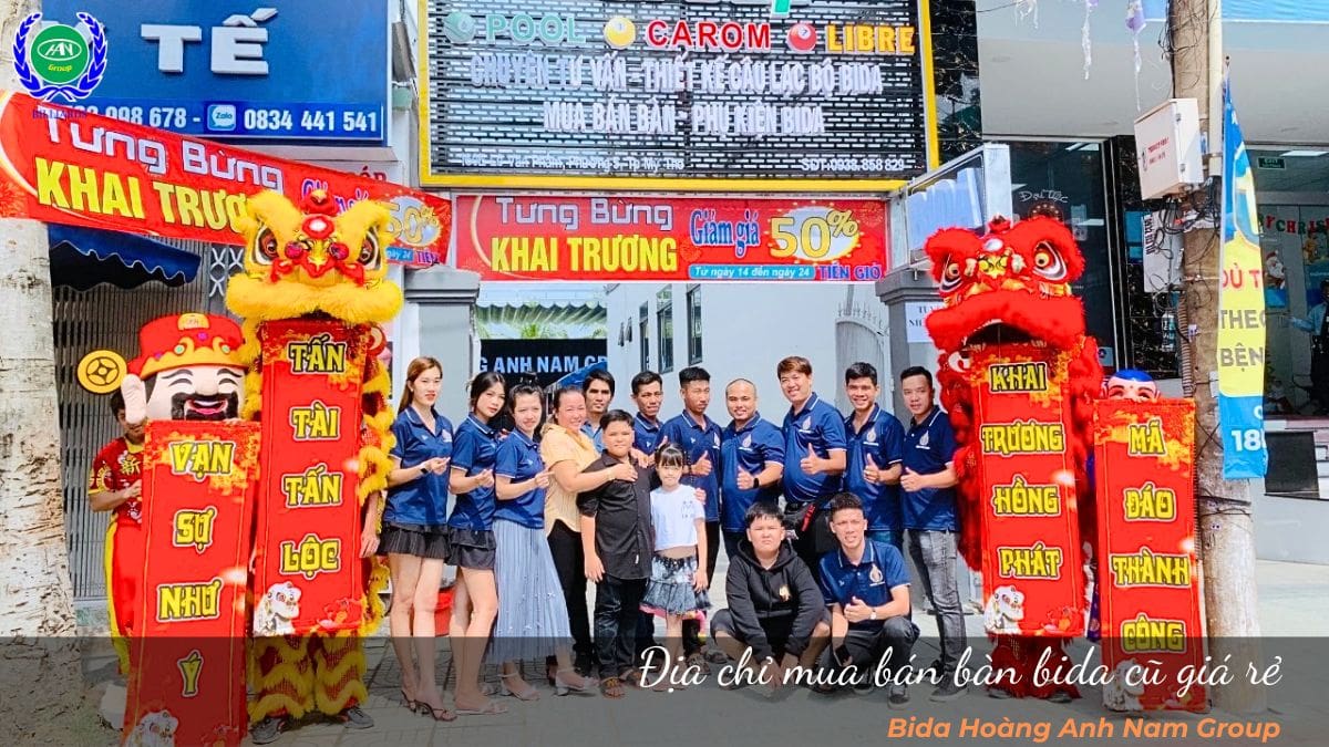 Địa chỉ mua bán bàn bida cũ giá rẻ