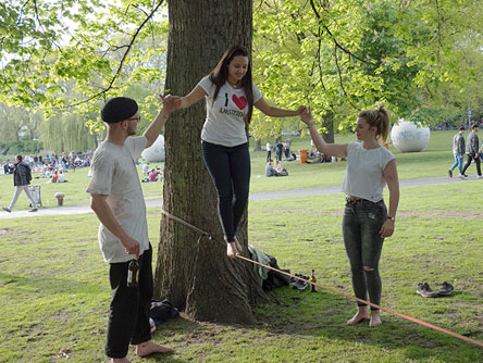 Sommer-Intensivkurs Deutsch in Deutschland 4 kapito-muenster-freizeit-slackline