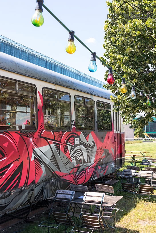 Ein alter Eisenbahnwaggon