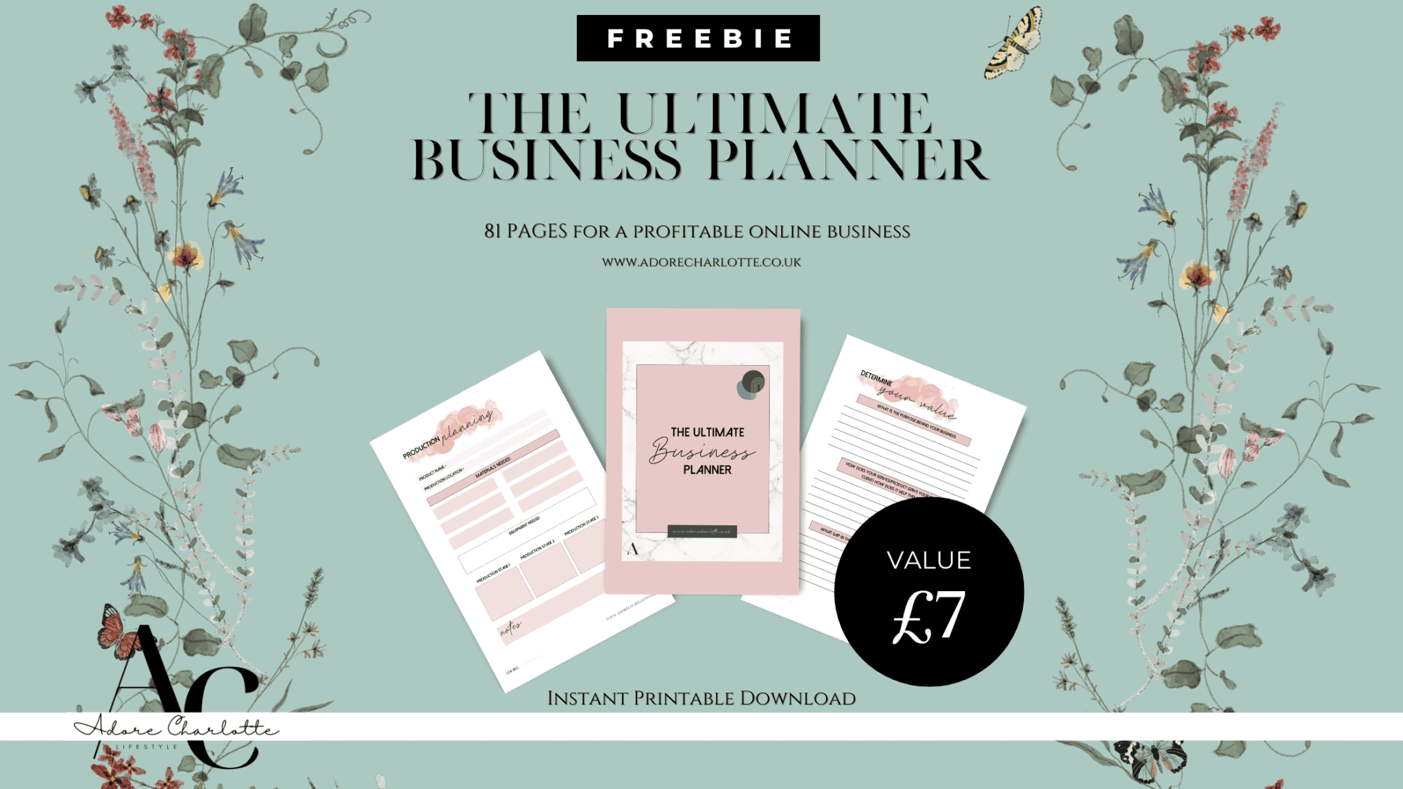The ULTIMATE BUSINESS PLANNER main image.