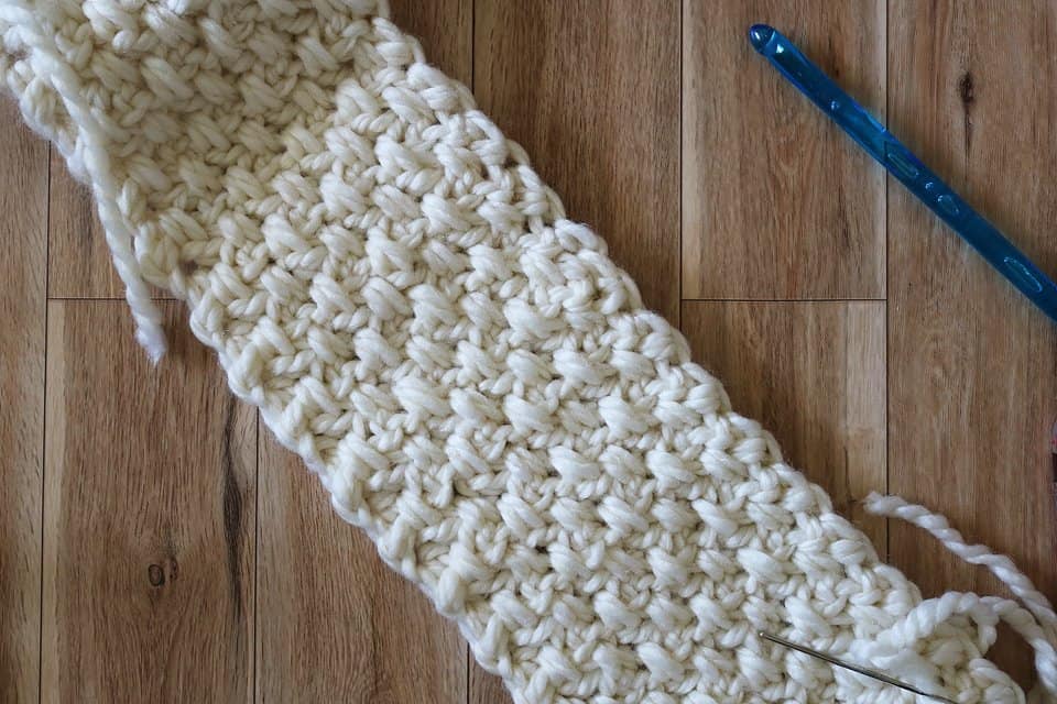 finished crochet headband
