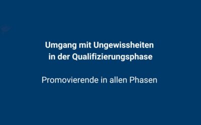 Newsletter 1 Ungewissheiten in der Qualifizierungsphase_Workshop