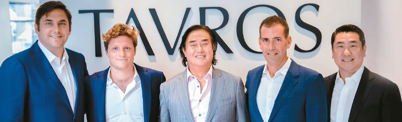 Bohyun Park with investors at Incoco Capital event for Korean American condo development in NYC