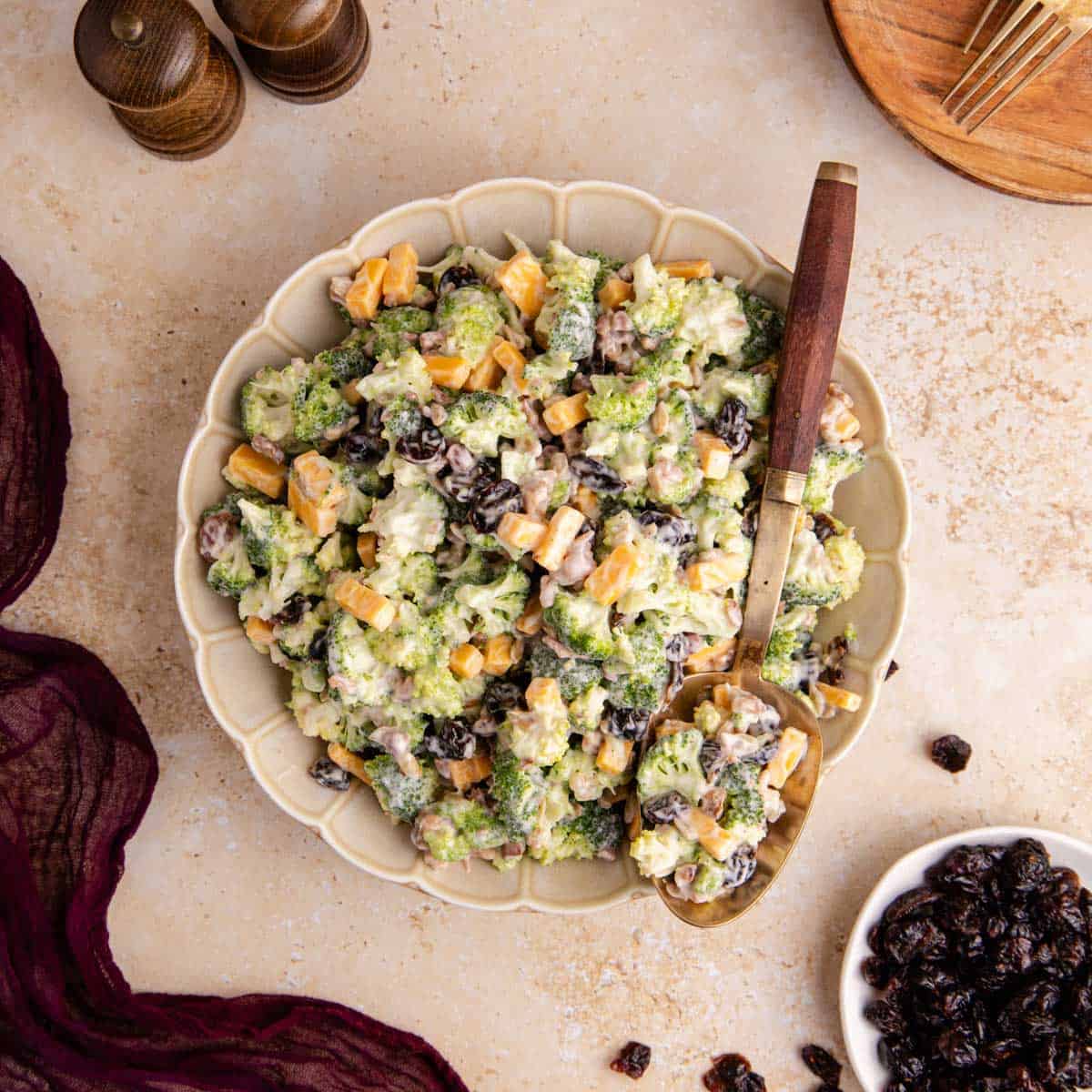 Broccoli Salad with Cranberries