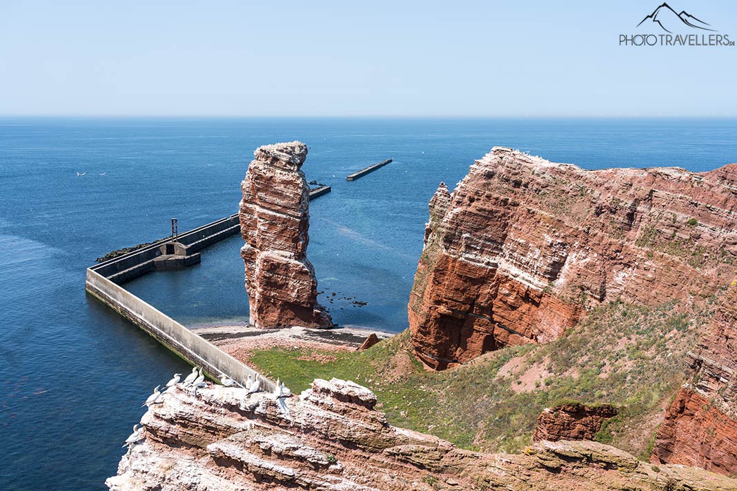 Die "Lange Anna" auf Helgoland