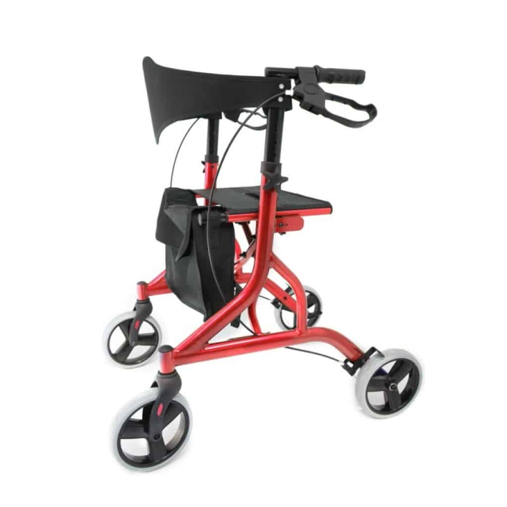 Z-Tec Falcon Rollator in Red Z-Tec Falcon Rollator in Red