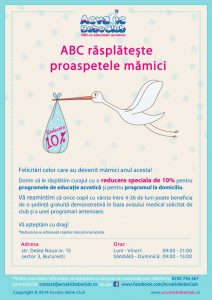 reducere speciala Acvatic Bebe Club reducere speciala Acvatic Bebe Club