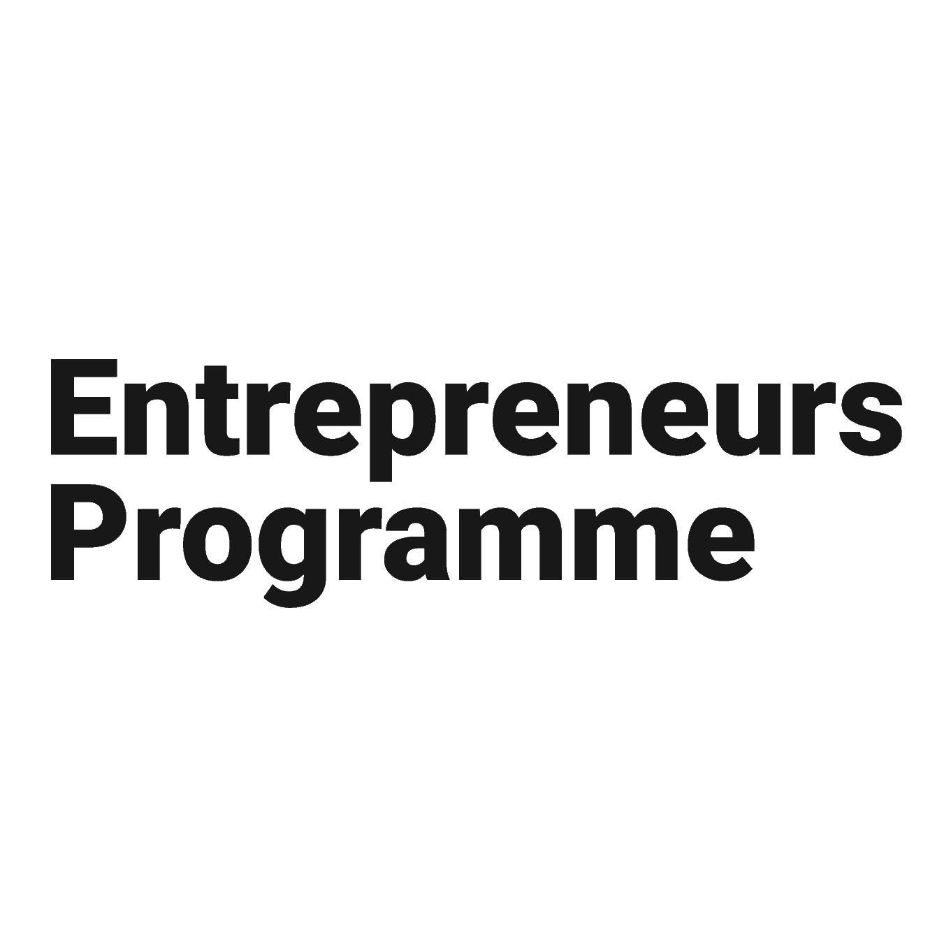 Entrepreneurs Programme