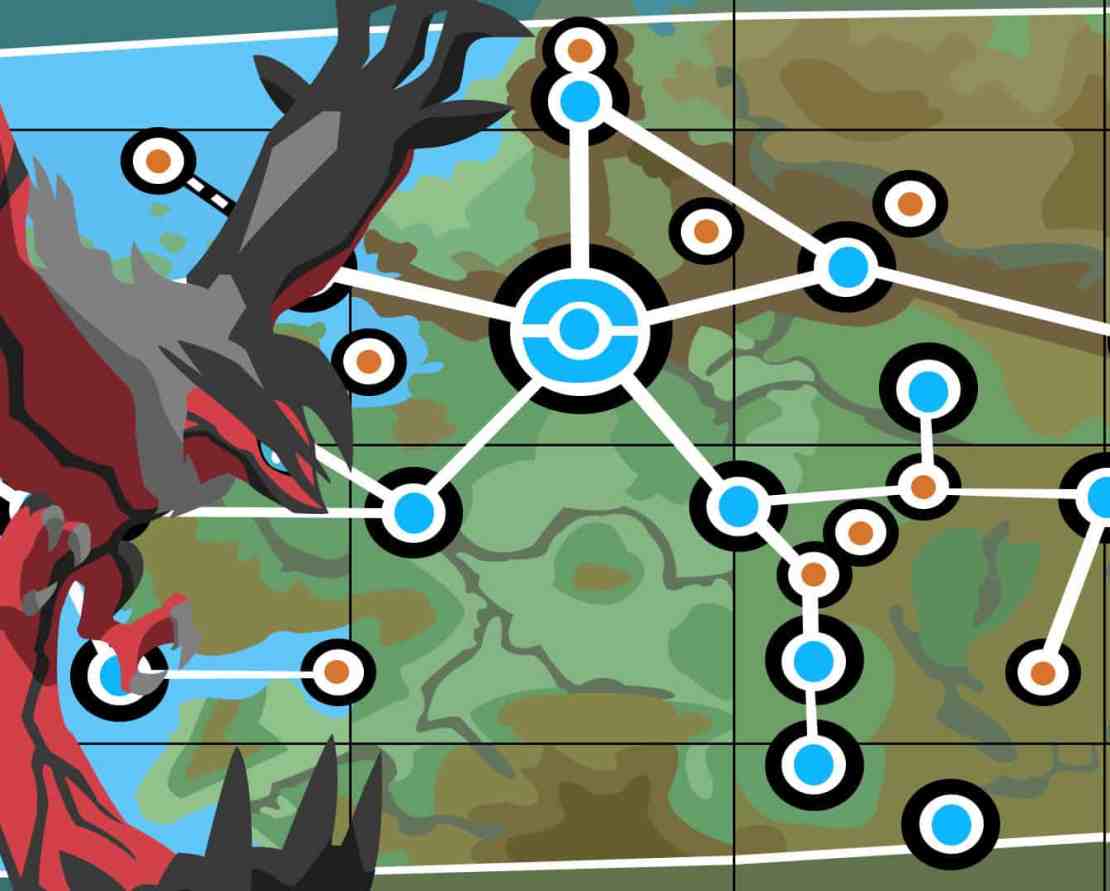 Yveltal & Kalos Map