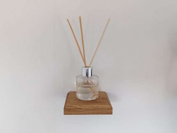 Small Floating Shelf - Solid Oak - Screw in Shelf