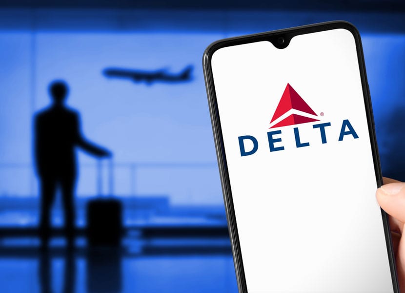 Delta WiFi Connect: Delta Airlines Now Offers Free In-Flight WiFi 3 delta airlines logo on smarthphone