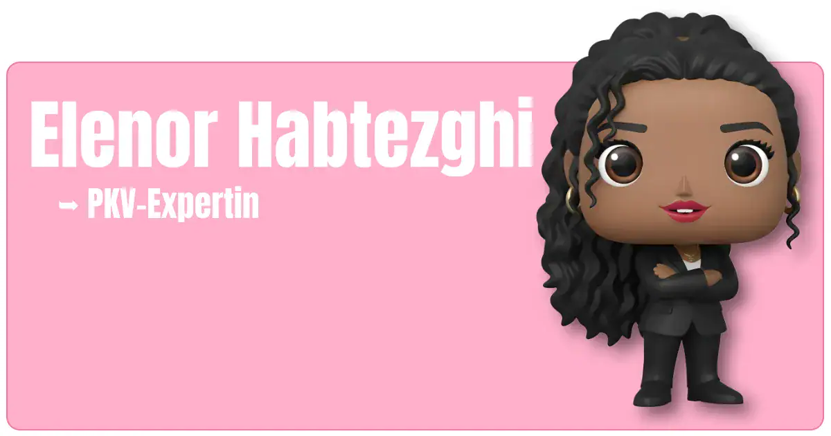 Elenor Habtezghi - PKV-Expertin von fairbeamtet.de - Dargestellt als Maskottchen - Beitragsbild des Beraterprofils.