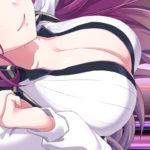 Air-Gaming, illustration d'une femme anime avec cheveux violets et tenue sportive, dans un style manga dynamique.